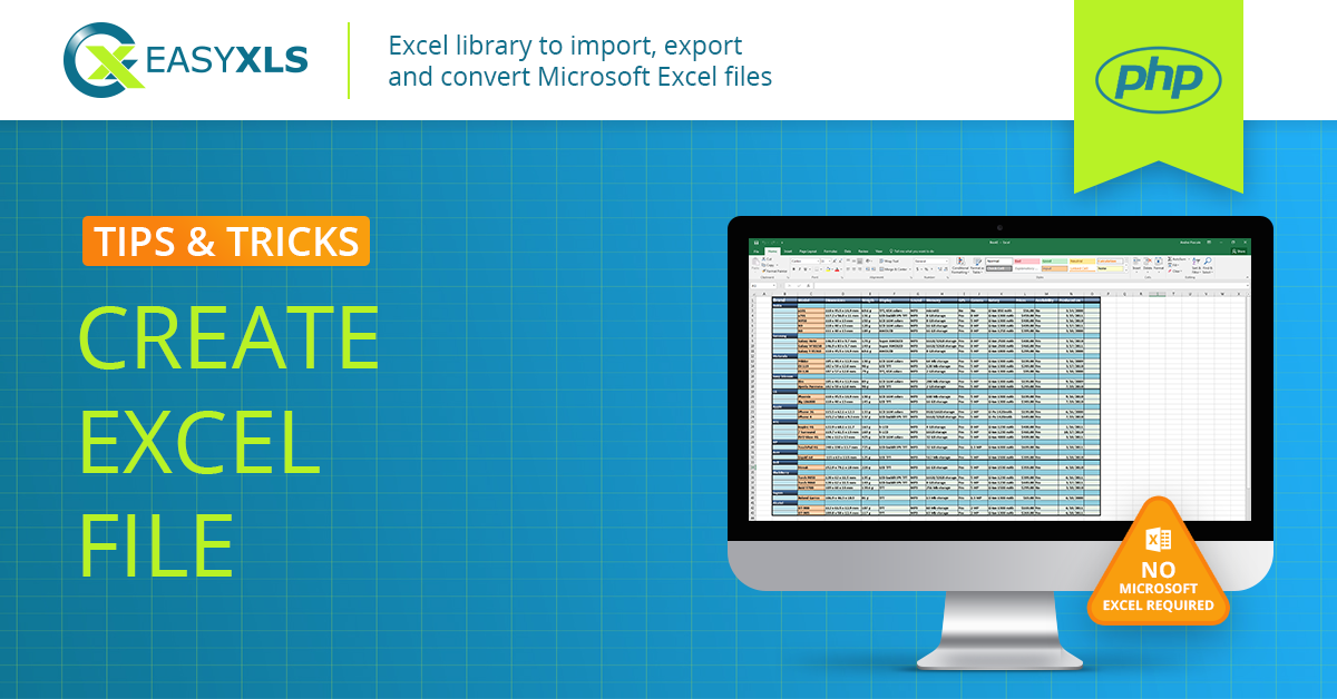 Create Excel File In PHP EasyXLS Guide