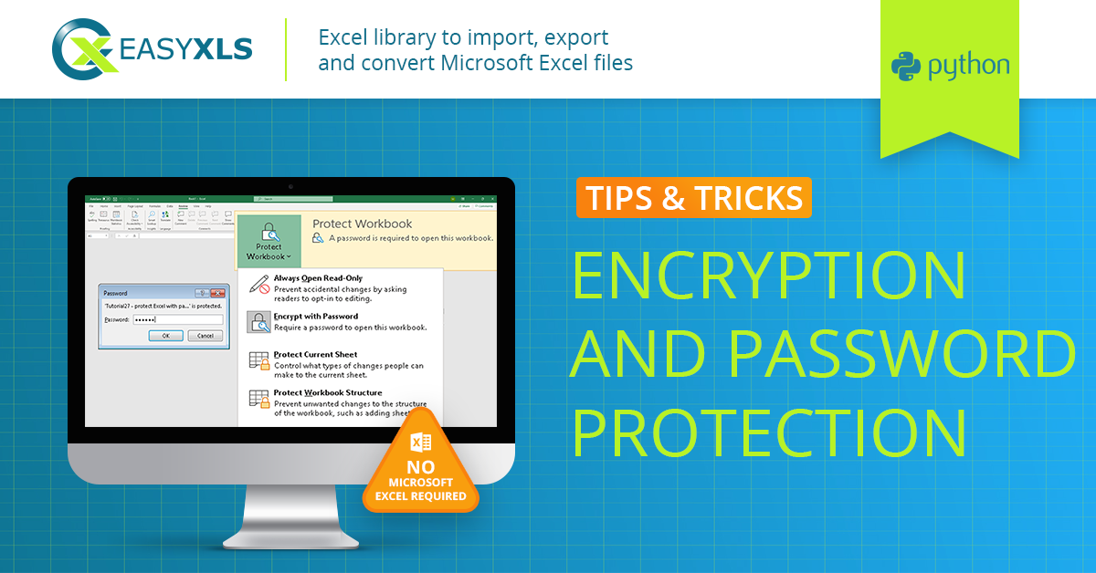 Excel Password Protection And Encryption In Python | EasyXLS Guide