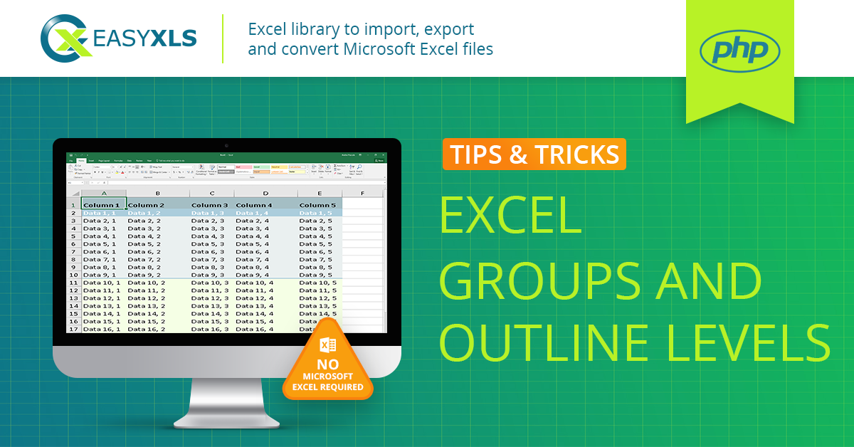 group-rows-and-columns-in-excel-sheet-in-php-easyxls-guide