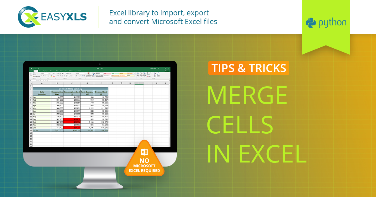 merge-cells-for-excel-sheet-in-python-easyxls-guide