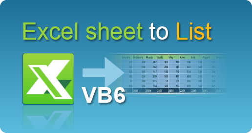 Import Excel Sheet To List In VB6 EasyXLS Guide