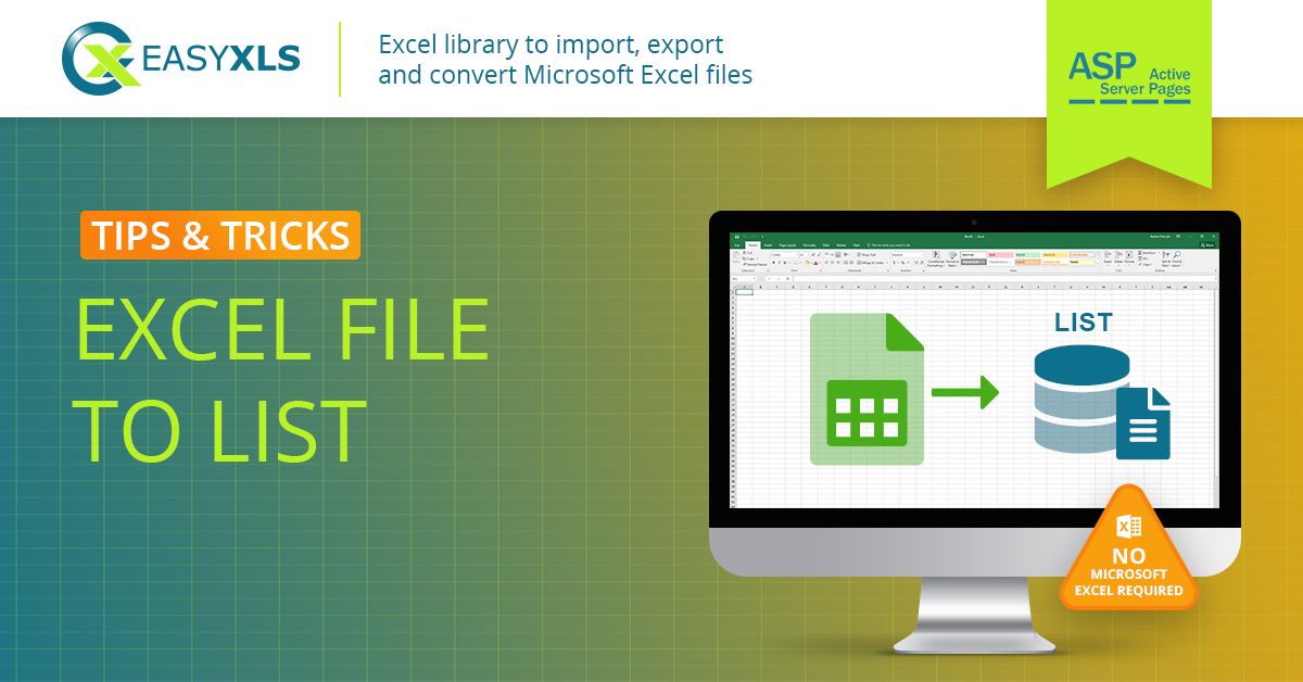 Import Excel to List in Classic ASP | EasyXLS Guide