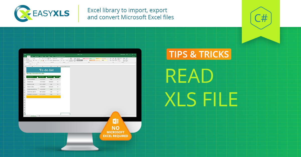 read-excel-xls-file-in-c-net-easyxls-guide